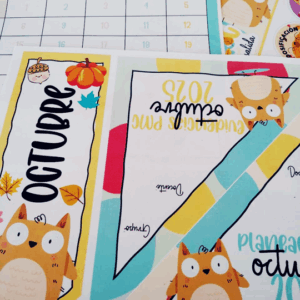 freebie - organizadores de octubre